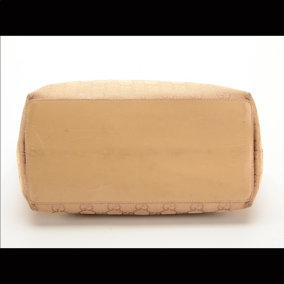 👜  Gucci Tote in Tan GG Monogram Canvas and Leather Bag 👜 - Picture 6 of 11